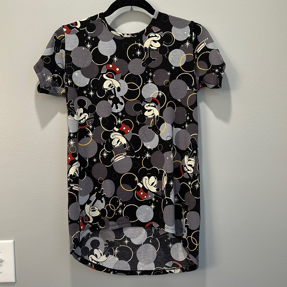 LuLaRoe Mickey Girls Tunic Sz 12